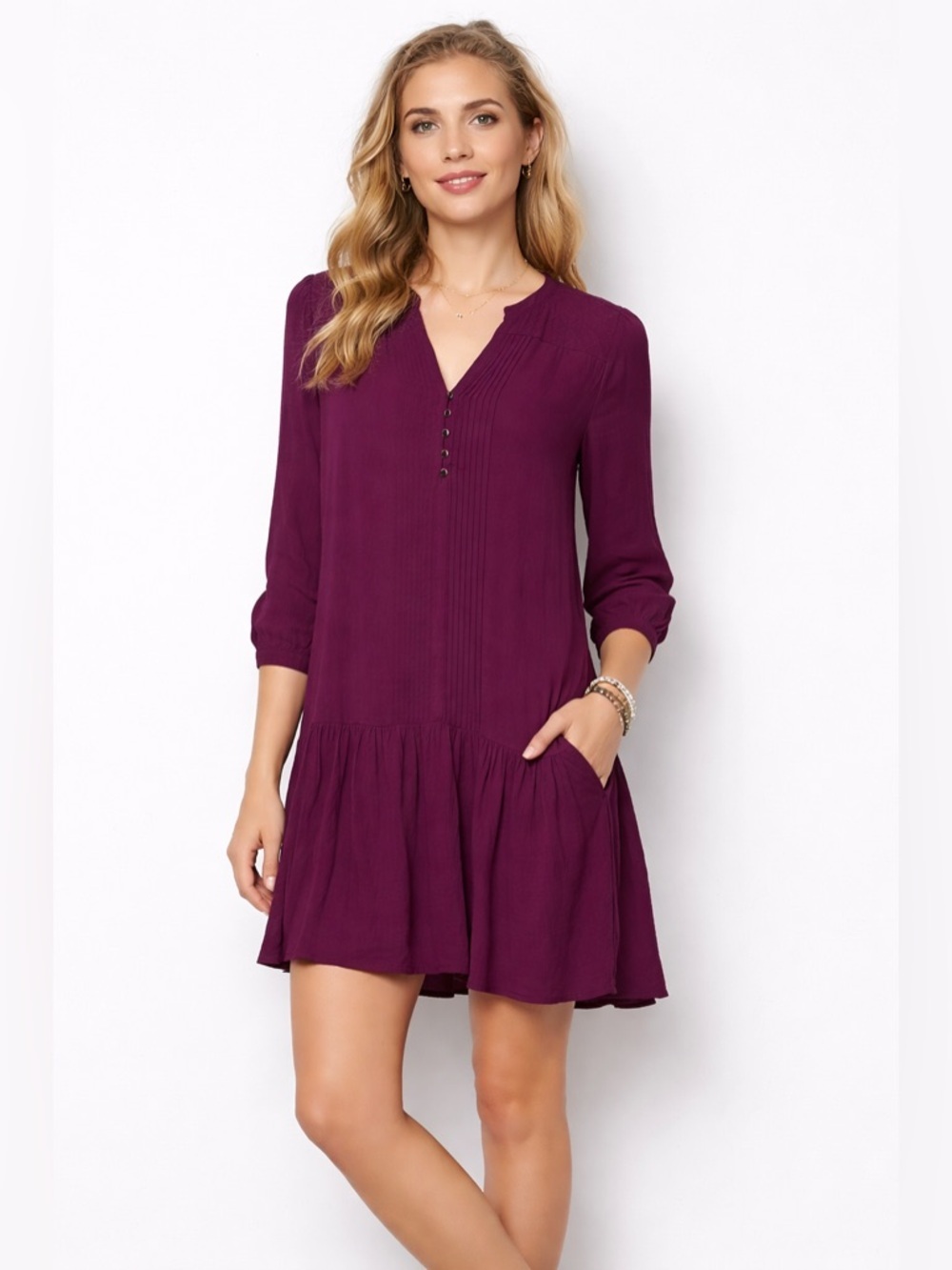 Maeve by Anthropologie Plum Tunic Dress – Size Small